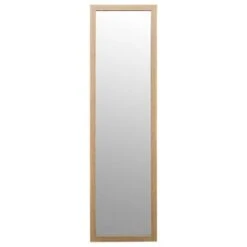 B&M Over Door Mirror 120 X 30cm - Brown