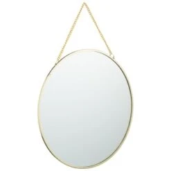 B&M Round Hanging Mirror