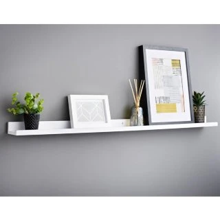 Lokken Picture Shelf 120cm - White 1 Lokken Picture Shelf 120cm - White