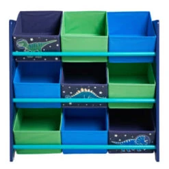 B&M Glow In The Dark Dinosaur 9 Tub Storage Drawers -B&M Online Store 375936 dinostar 9 tub storage 1
