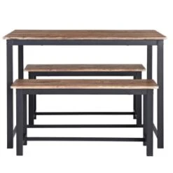 B&M Coberg Bench Dining Set 3pc -B&M Online Store 377371 coberg 3 piece dining set 2