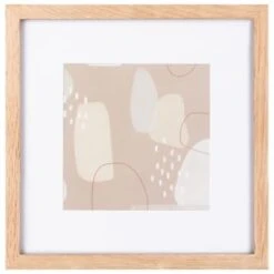 B&M Square Wooden Photo Frame 10cm