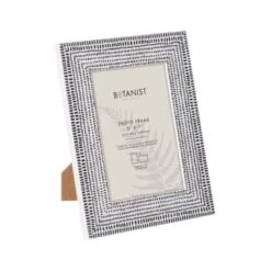 B&M Spotty Photo Frame 5 X 7" - Black & White