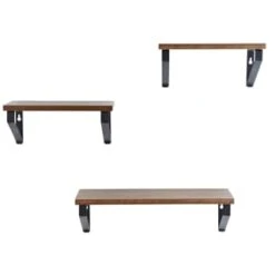 Tromso Set Of 3 Shelves -B&M Online Store 382607 tromso set of 3 shelves 2