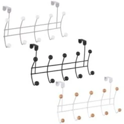 B&M 10 Ball Overdoor Hooks - Silver -B&M Online Store 383570 10 ball overdoor hooks main