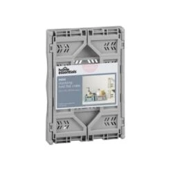Mini Stacking Fold Flat Crate 22.2 X 15 X 8.7cm - Grey -B&M Online Store 384980 home essebtials mini stacking fold flat crate grey