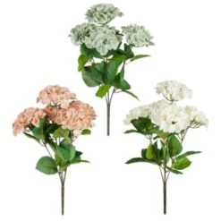 B&M Hydrangea Artificial Flower Bunch - Mink -B&M Online Store 389095 hydrangea bunche group