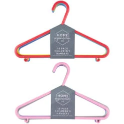B&M Children's Hangers 10pk - Pastel 15 B&M Children's Hangers 10pk - Pastel -B&M Online Store 389289 home organisation co 10pk childrens hangers main