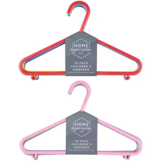 B&M Children's Hangers 10pk - Pastel 8 B&M Children's Hangers 10pk - Pastel - Image 8