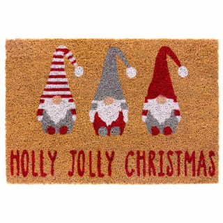 B&M Festive Gonk Coir Doormat 1 B&M Festive Gonk Coir Doormat