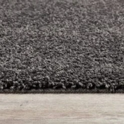 B&M Buddy Plain Shaggy Grey Runner Doormat -B&M Online Store 392183 buddy plain shaggy runner 50 x 150cm grey