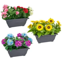Bloom Basic Window Box - Hydrangea -B&M Online Store 392827 basic window box group