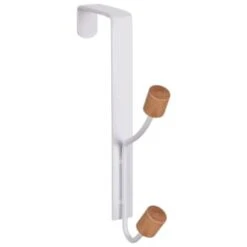 B&M Wood Double Over The Door Hooks 2pk -B&M Online Store 393905 2pk wood double over the door hooks 3