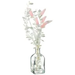 B&M Flower Arrangement In Glass Bottle