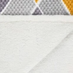 B&M Simply Geo Waffle Throw - Ochre -B&M Online Store 394916 simply geo waffle throw ochre 4