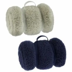 B&M Simply Teddy Navy Rolled Throw -B&M Online Store 394930 394931 teddy throw group