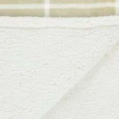 Winston Sage Check Sherpa Throw -B&M Online Store 394950 winston sage check sherpa throw 4