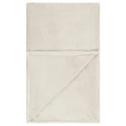 Large Cream Fleece Throw -B&M Online Store 394986 large cream fleece throw 5