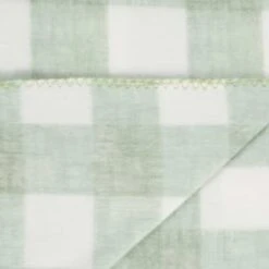 Simply Sage & Gingham Polar Fleece Throw 2pk -B&M Online Store 395026 simply super soft throws 2pk sage gingham 3