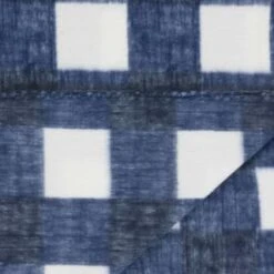Simply Navy & Gingham Polar Fleece Throw 2pk 10 Simply Navy & Gingham Polar Fleece Throw 2pk -B&M Online Store 395029 simply super soft throws 2pk navy gingham 4