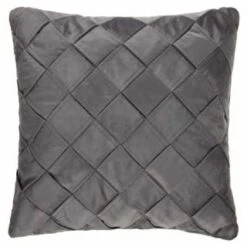 Basket Weave Charcoal Cushion