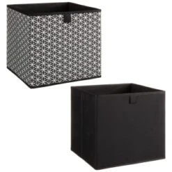 Lokken Mark Making Storage Cubes 2pk - Mono -B&M Online Store 395850 2pk lokken mono storage cubes mark making 3