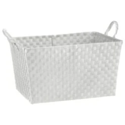 B&M Oversized Rectangular Basket - White