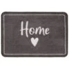 B&M Super Soft Washable Home Doormat - Grey